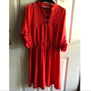 Lace Up Summer Dress